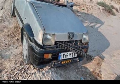 تصادف تریلر با 5 خودروی سواری محور جاده‌ای دشتی