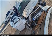 تصادف تریلر با 5 خودروی سواری محور جاده‌ای دشتی