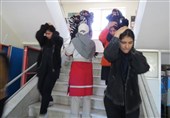 رزمایش عملی آموزش ایمنی و مقابله با بحران در مدارس بجنورد