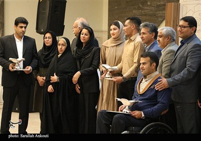 تجلیل از قهرمانان پارایی کرمان