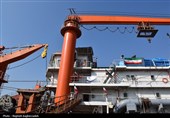 مراسم اتمام تعمیرات اساسی و آنداکینگ سه فروند شناور لایروب