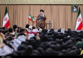 دیدار دانش‌آموزان و دانشجویان با رهبر معظم انقلاب