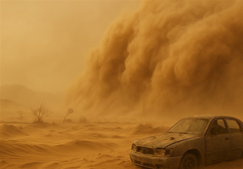 هواشناسی ایران1404/8/13؛ هشدار نارنجی طوفان شن در 4 استان