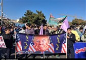 راهپیمایی 13 آبان استان مرکزی/طنین فریاد استکبارستیزی از زادگاه بنیانگذار کبیر انقلاب اسلامی