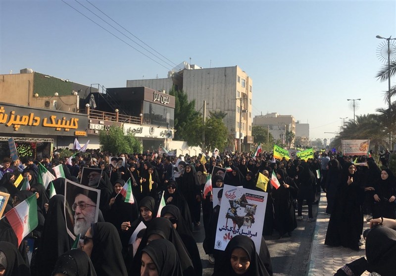 یومالله 13 آبان , اخبار استان بوشهر , اخبار بوشهر ,