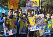 از کلاس درس تا میدان مقاومت؛ روایت حضور نسل زِد در راهپیمایی ضداستکباری+تصاویر