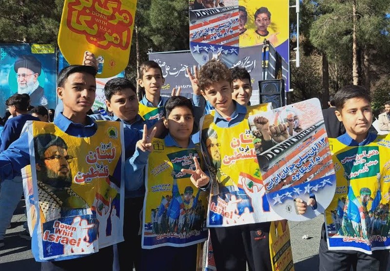 آغاز راهپیمایی 13 آبان 1404 در خراسان جنوبی+ عکس و فیلم