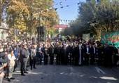 شکوه حضور البرزیها در راهپیمایی 13 آبان/ تجلی غیرت ملی علیه آمریکا و اسرائیل