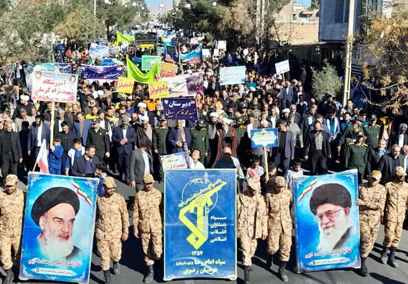 خراسان رضوی , اخبار استان خراسان رضوی , اخبار مشهد , مشهد مقدس , یومالله 13 آبان , راهپیمایی ,