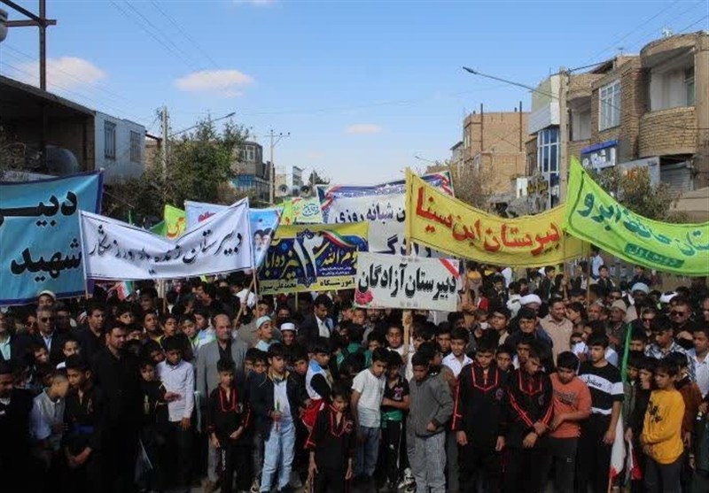 خراسان رضوی , اخبار استان خراسان رضوی , اخبار مشهد , مشهد مقدس , یومالله 13 آبان , راهپیمایی ,