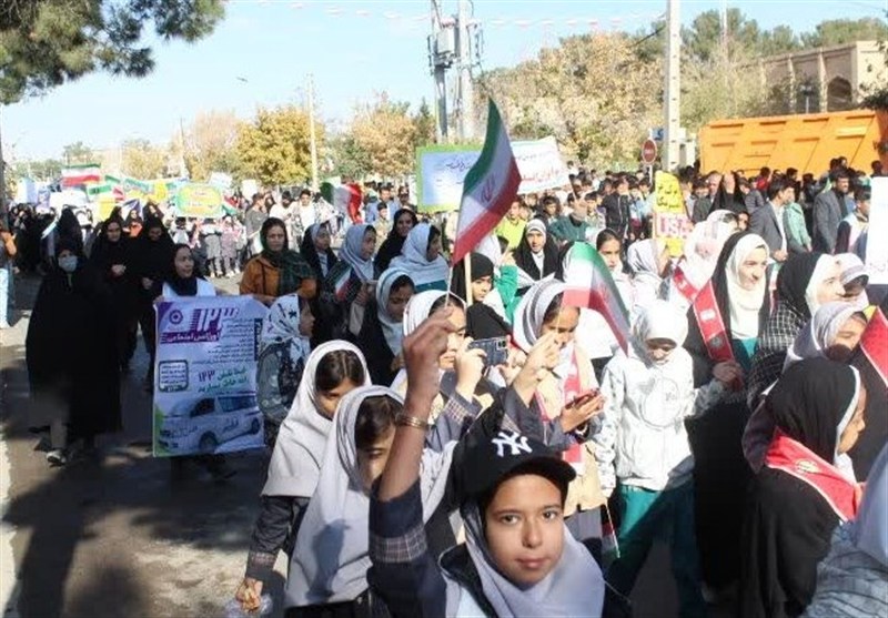 خراسان رضوی , اخبار استان خراسان رضوی , اخبار مشهد , مشهد مقدس , یومالله 13 آبان , راهپیمایی ,