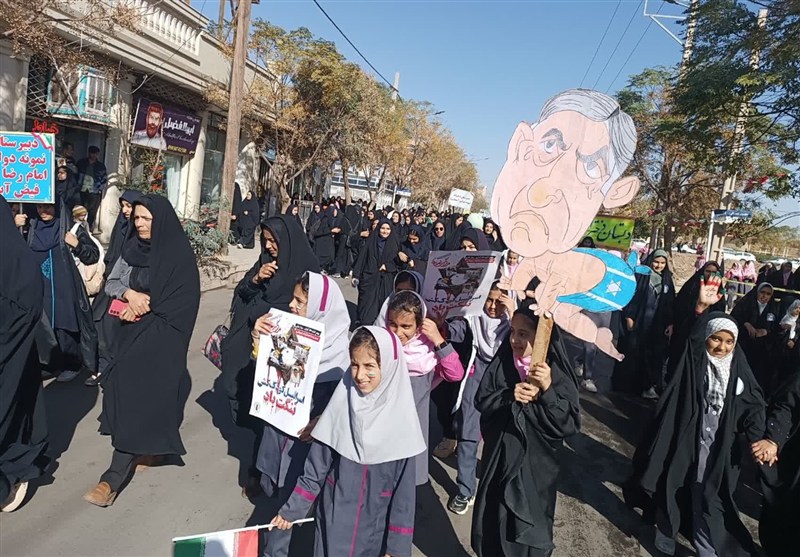 خراسان رضوی , اخبار استان خراسان رضوی , اخبار مشهد , مشهد مقدس , یومالله 13 آبان , راهپیمایی ,