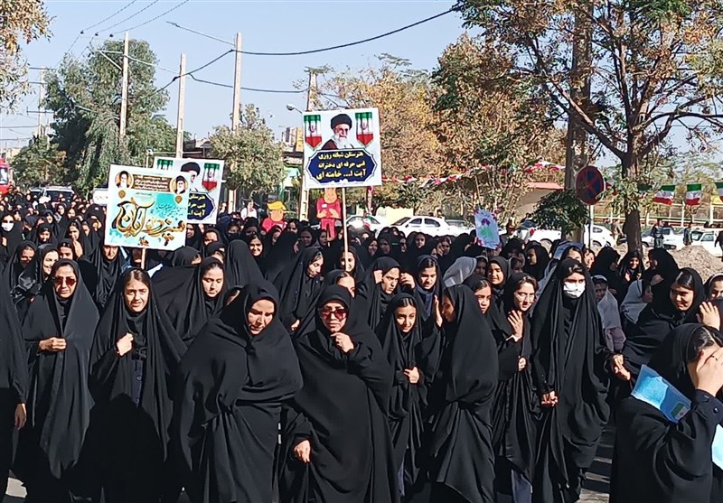 خراسان رضوی , اخبار استان خراسان رضوی , اخبار مشهد , مشهد مقدس , یومالله 13 آبان , راهپیمایی ,