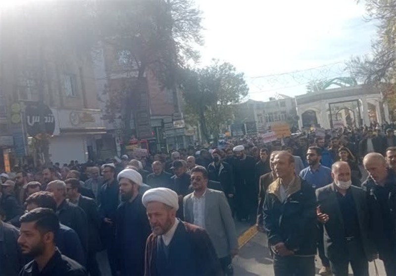 اخبار استان اردبیل , راهپیمایی , یومالله 13 آبان , آمریکا , رژیم صهیونیستی (اسرائیل) ,