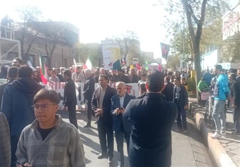 اخبار استان اردبیل , راهپیمایی , یومالله 13 آبان , آمریکا , رژیم صهیونیستی (اسرائیل) ,