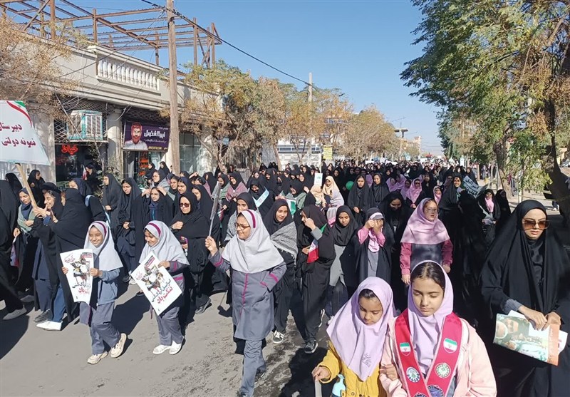 خراسان رضوی , اخبار استان خراسان رضوی , اخبار مشهد , مشهد مقدس , یومالله 13 آبان , راهپیمایی ,