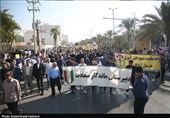 برگزاری راهپیمایی و تجمع یوم الله 13 آبان در بوشهر