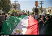 راهپیمایی یوم‌الله 13 آبان در کرمانشاه  و شیراز