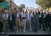 راهپیمایی یوم‌الله 13 آبان در کرمانشاه  و شیراز