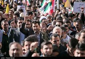 راهپیمایی یوم‌الله 13 آبان در کرمانشاه  و شیراز