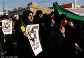 راهپیمایی یوم‌الله 13 آبان در قزوین و اردبیل
