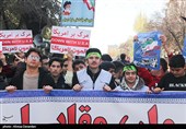 راهپیمایی یوم‌الله 13 آبان در قزوین و اردبیل
