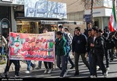 راهپیمایی یوم‌الله 13 آبان در قزوین و اردبیل
