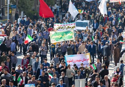 تجلی وحدت و استکبارستیزی مردم استان مرکزی در 13 آبان