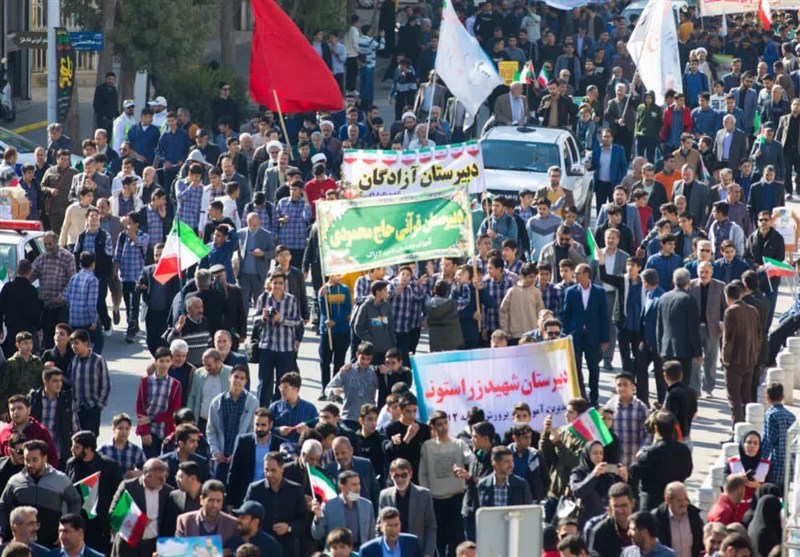 تجلی وحدت و استکبارستیزی مردم استان مرکزی در 13 آبان