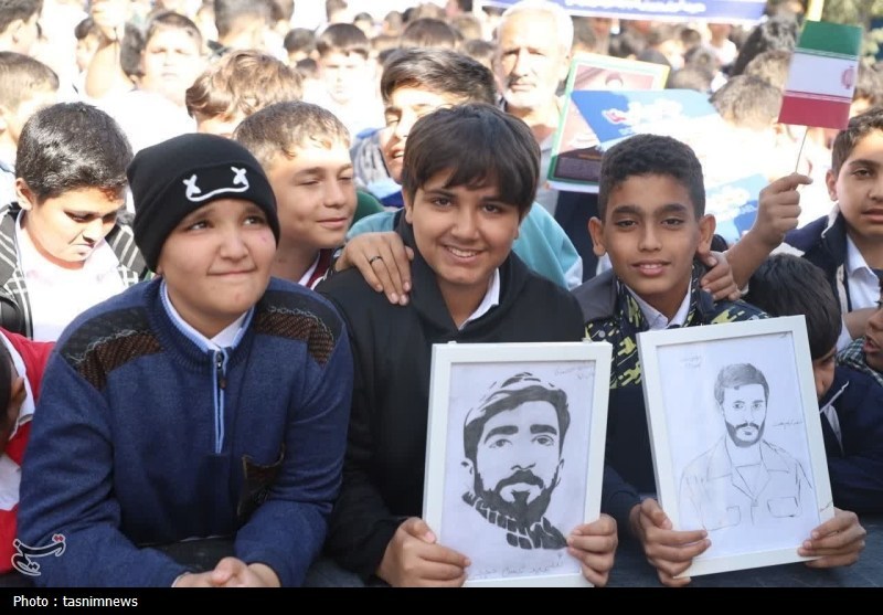 اخبار رباط کریم , راهپیمایی , یومالله 13 آبان , دانش آموزان , اخبار بهارستان ,