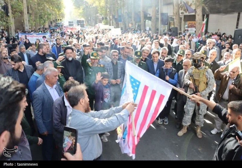 اخبار رباط کریم , راهپیمایی , یومالله 13 آبان , دانش آموزان , اخبار بهارستان ,