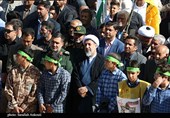 حضور پر شور کرمانی‌ها در راهپیمایی 13 آبان