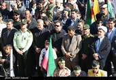 حضور پر شور کرمانی‌ها در راهپیمایی 13 آبان