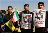 حضور پر شور کرمانی‌ها در راهپیمایی 13 آبان
