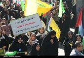 حضور پر شور کرمانی‌ها در راهپیمایی 13 آبان