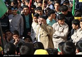 حضور پر شور کرمانی‌ها در راهپیمایی 13 آبان