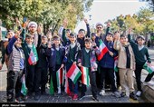 راهپیمایی یوم‌الله 13 آبان در مشهد و تبریز