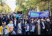 راهپیمایی یوم‌الله 13 آبان در مشهد و تبریز