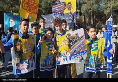 مراسم راهپیمایی روز ملی مبارزه با استکبار جهانی در بیرجند