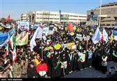 راهپیمایی یوم‌الله 13 آبان در مشهد و تبریز