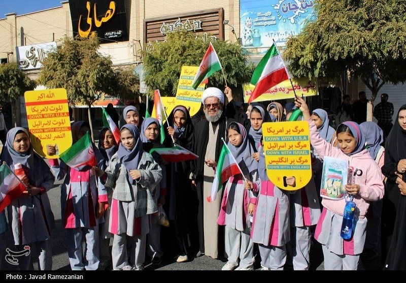 دامغان جلوه‌گاه بصیرت و ایمان در آوردگاه راهپیمایی 13 آبان