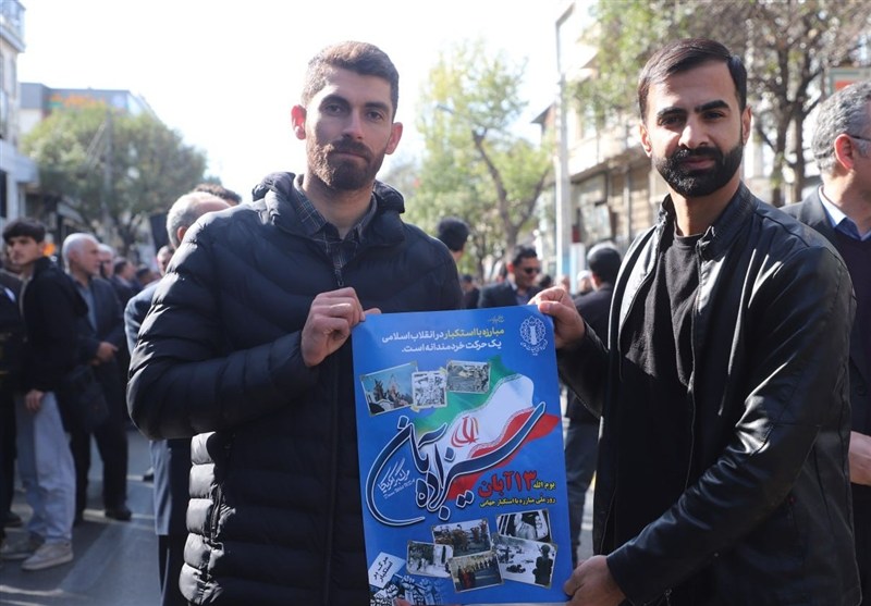 حماسه وحدت در اردبیل؛ راهپیمایی باشکوه 13 آبان با حضور گسترده مردم برگزار شد