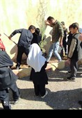 پویش مردمی درختکاری به مناسبت روز دانش‌آموز در مدارس لرستان
