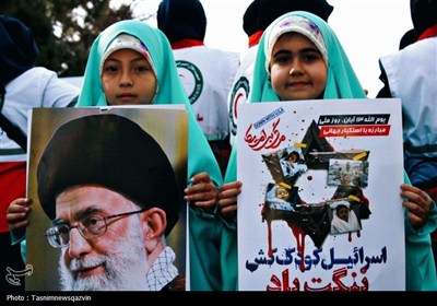 مراسم گرامیداشت یوم‌الله 13 آبان در قزوین