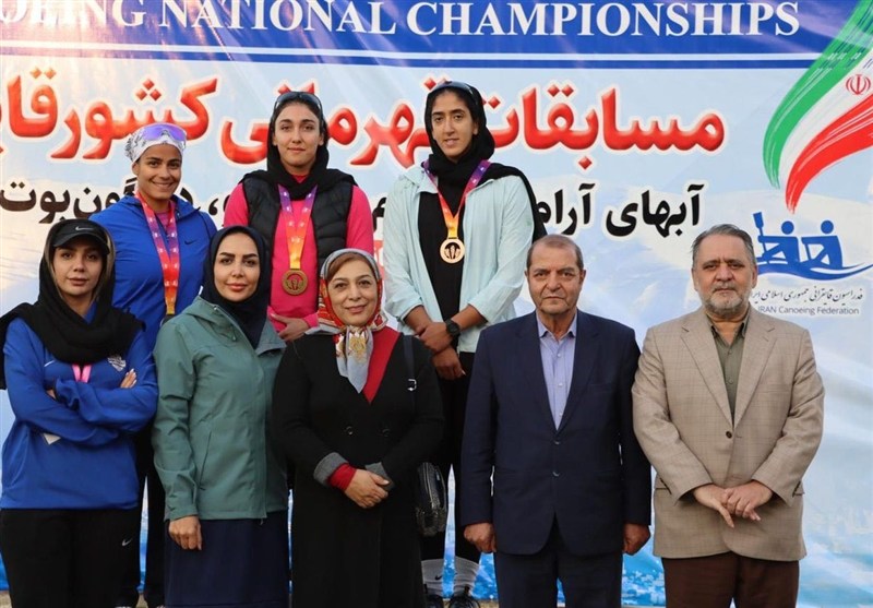 درخشش بانوی قایقران بوشهری در رقابت‌های قهرمانی آب‌های آرام کشور+تصویر