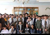 دیدار صمیمی دانش‌آموزان اردبیلی با آیت الله عاملی