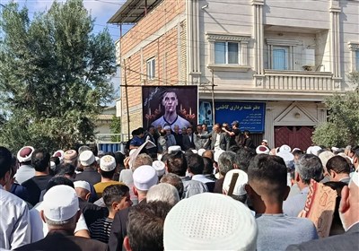 دست آخر زندگی یک قهرمان/سنگ تمام گلستانی‌ها در تشییع صابر کاظمی