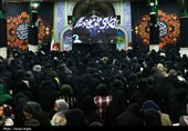 مراسم عزاداری دهه اول فاطمیه در حسینیه اعظم زنجان 