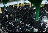 مراسم عزاداری دهه اول فاطمیه در حسینیه اعظم زنجان 