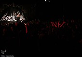 مراسم عزاداری دهه اول فاطمیه در حسینیه اعظم زنجان 